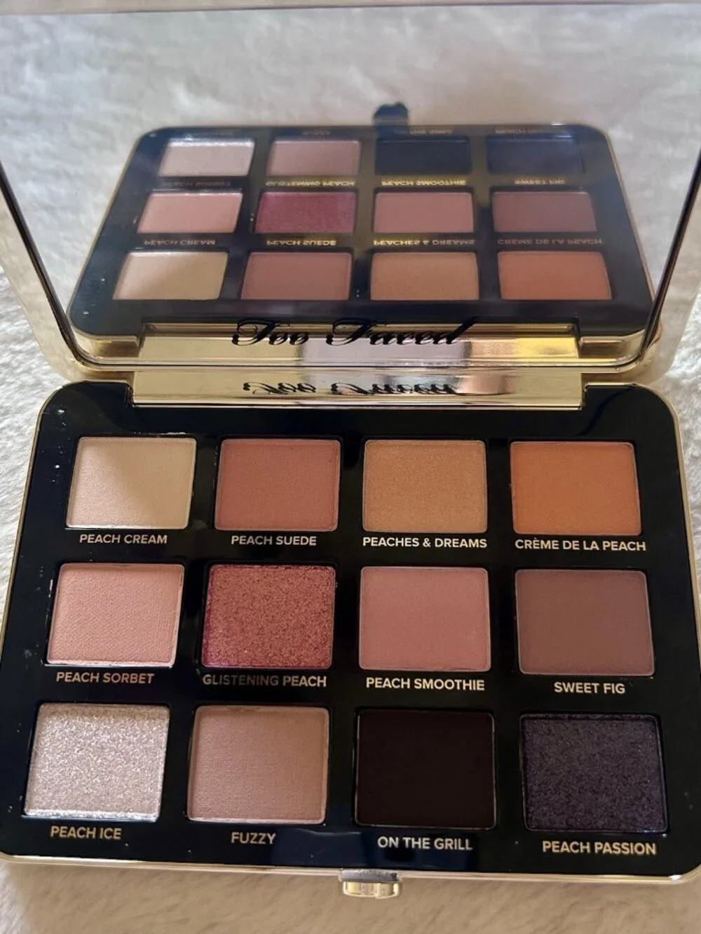 Too Faced White Peach Multi-Dimensional Eye Shadow Palette Brand New in Box